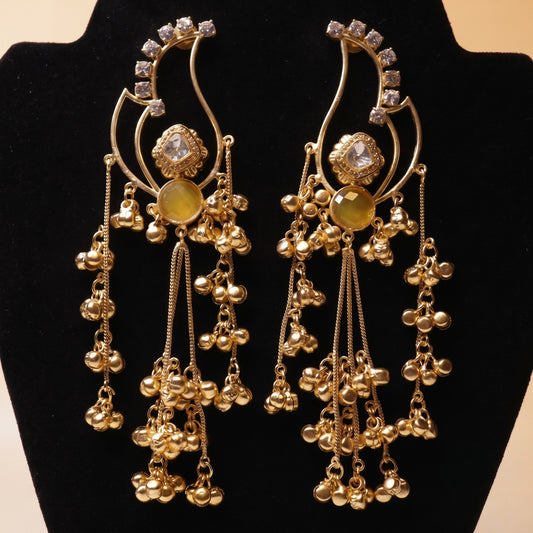 Zarina Tassel Chandelier Earrings