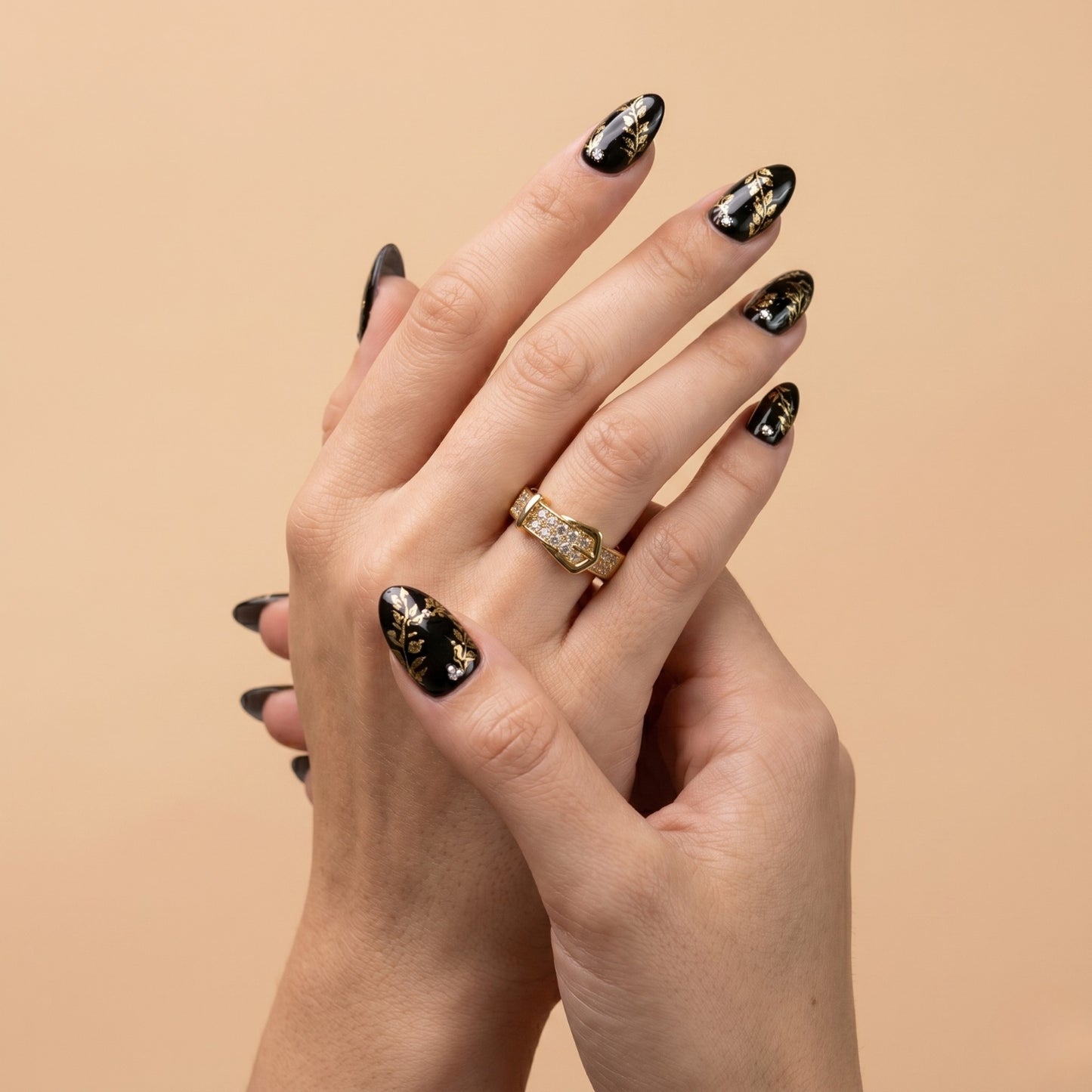 Crystal Buckle Ring