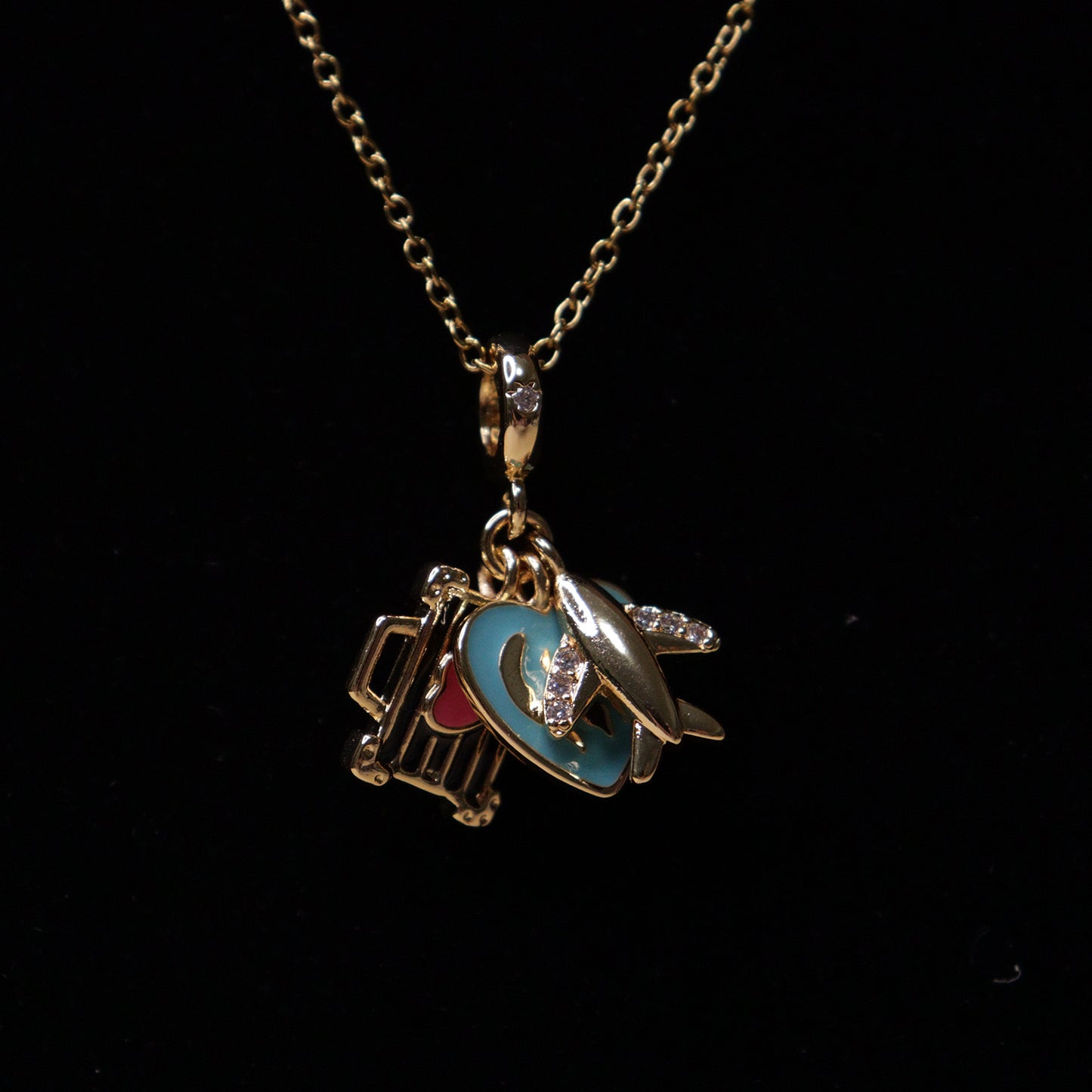 Travel Lover Charm Neck Chain