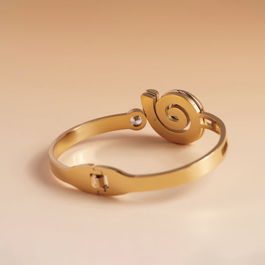 Twist Gold Cuff Bracelet