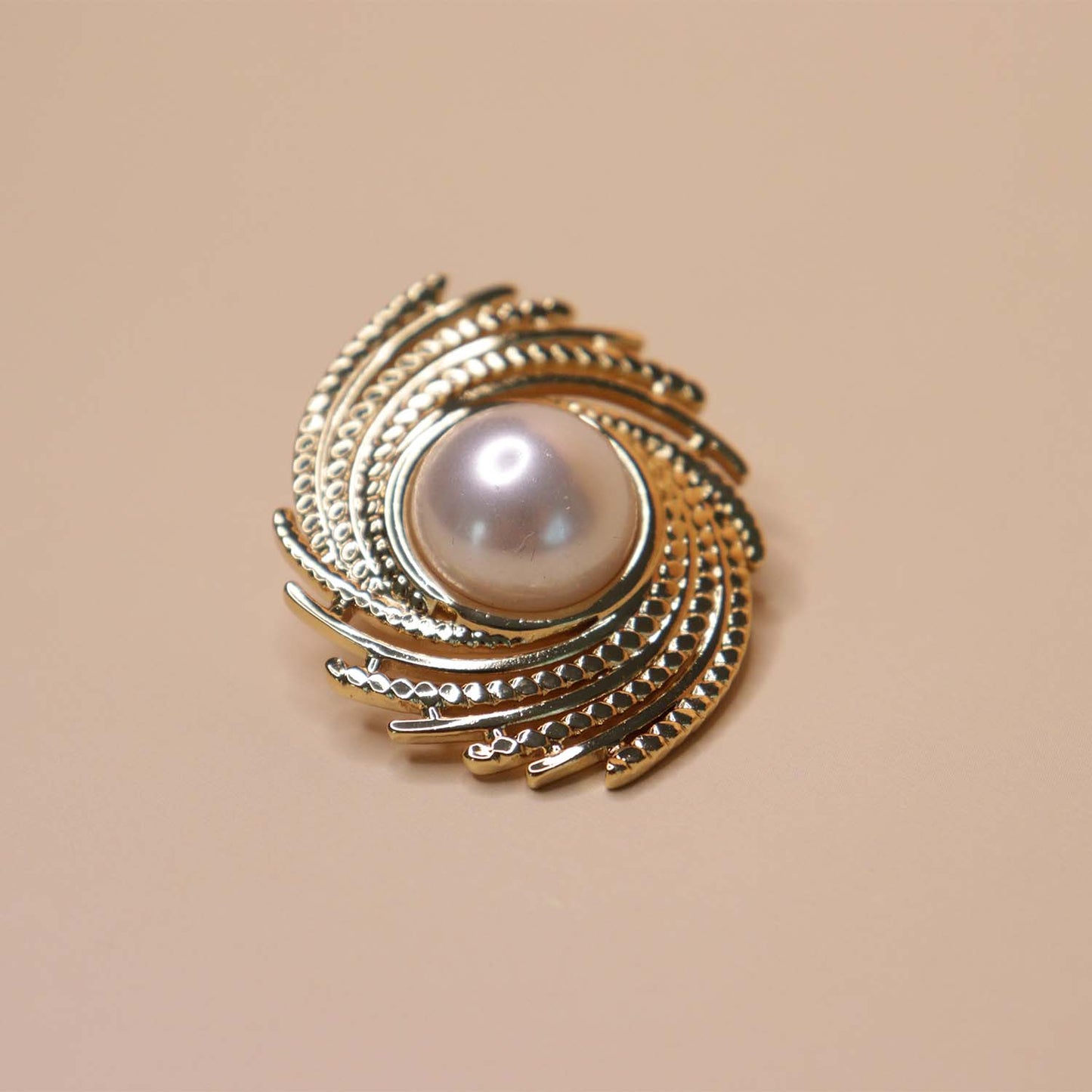 Spiral Pearl Earings
