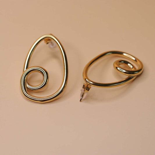 Luna Twist Drop Earrings