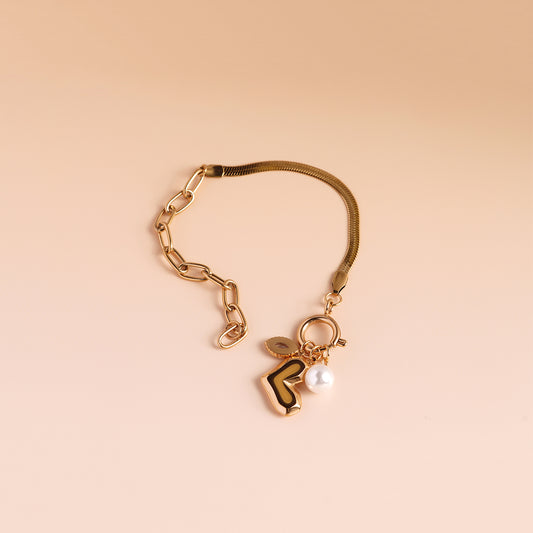 Sweetheart Fusion Pearl Bracelet