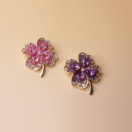 Dazzling Flora Duo Brooch