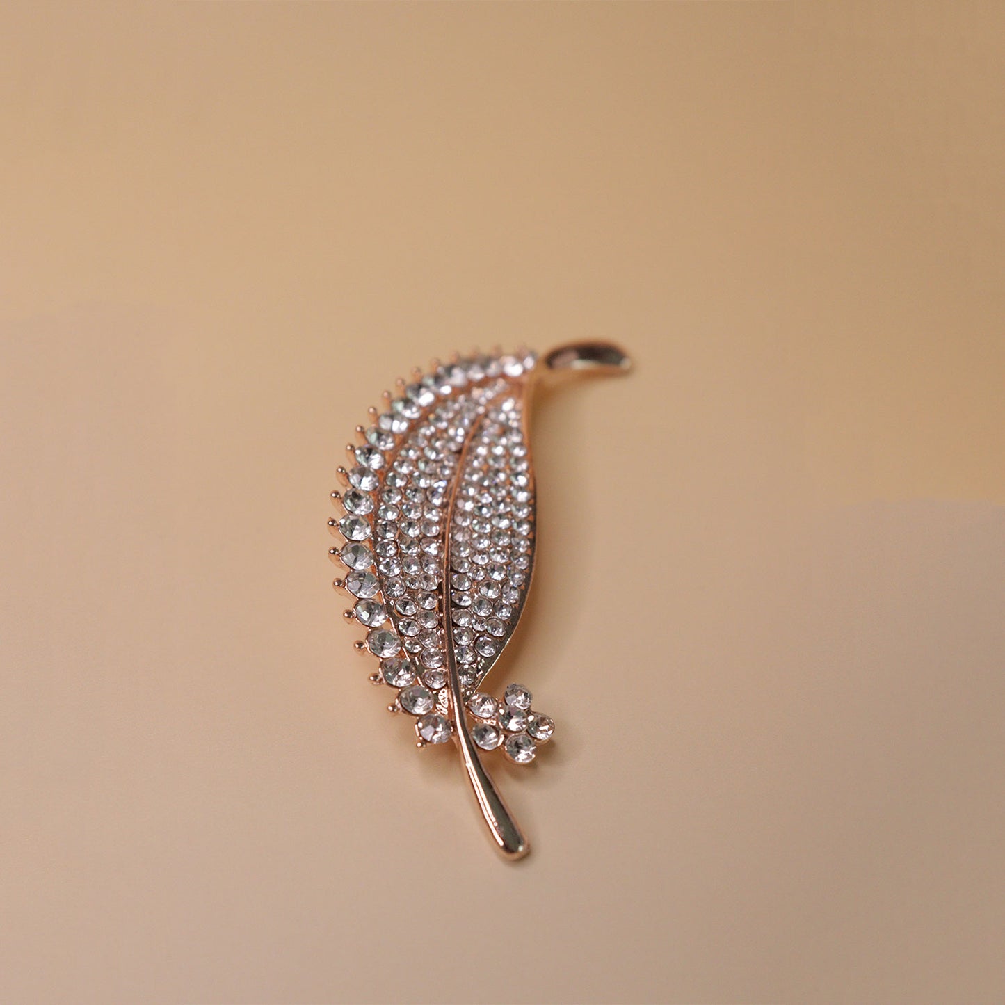Elegant Quill Spark Brooch