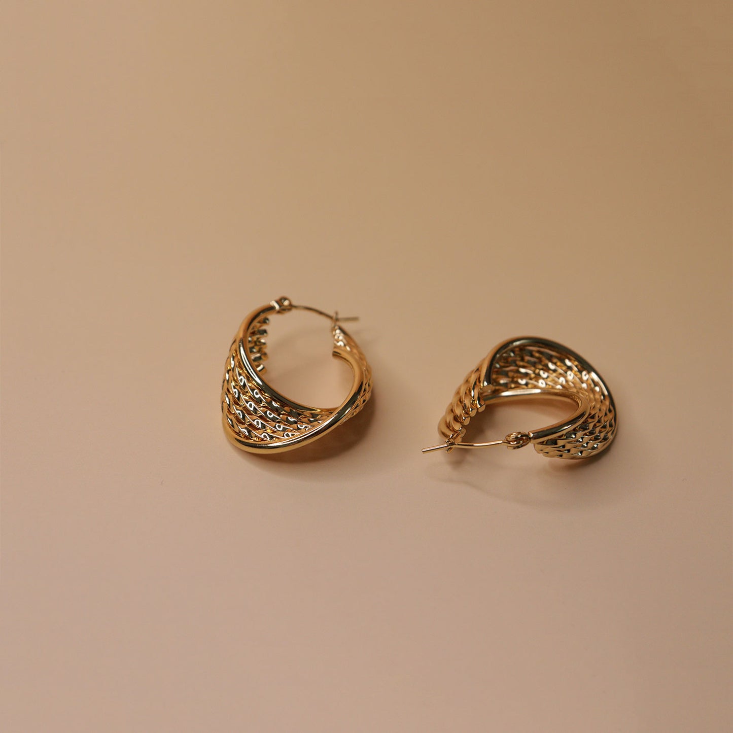 Gilded Weave Earrings