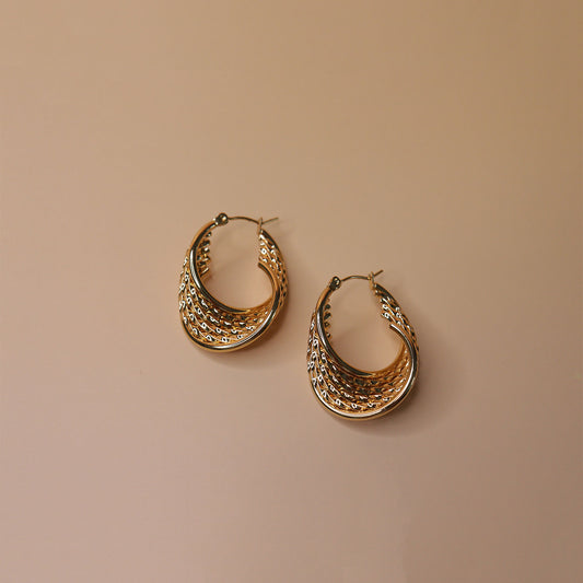 Gilded Weave Earrings