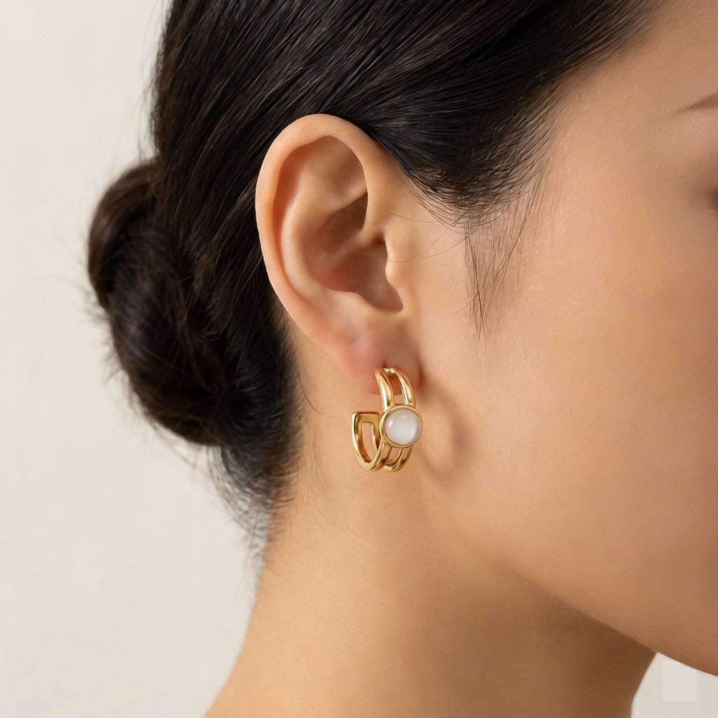 Ivory Meridian Earrings