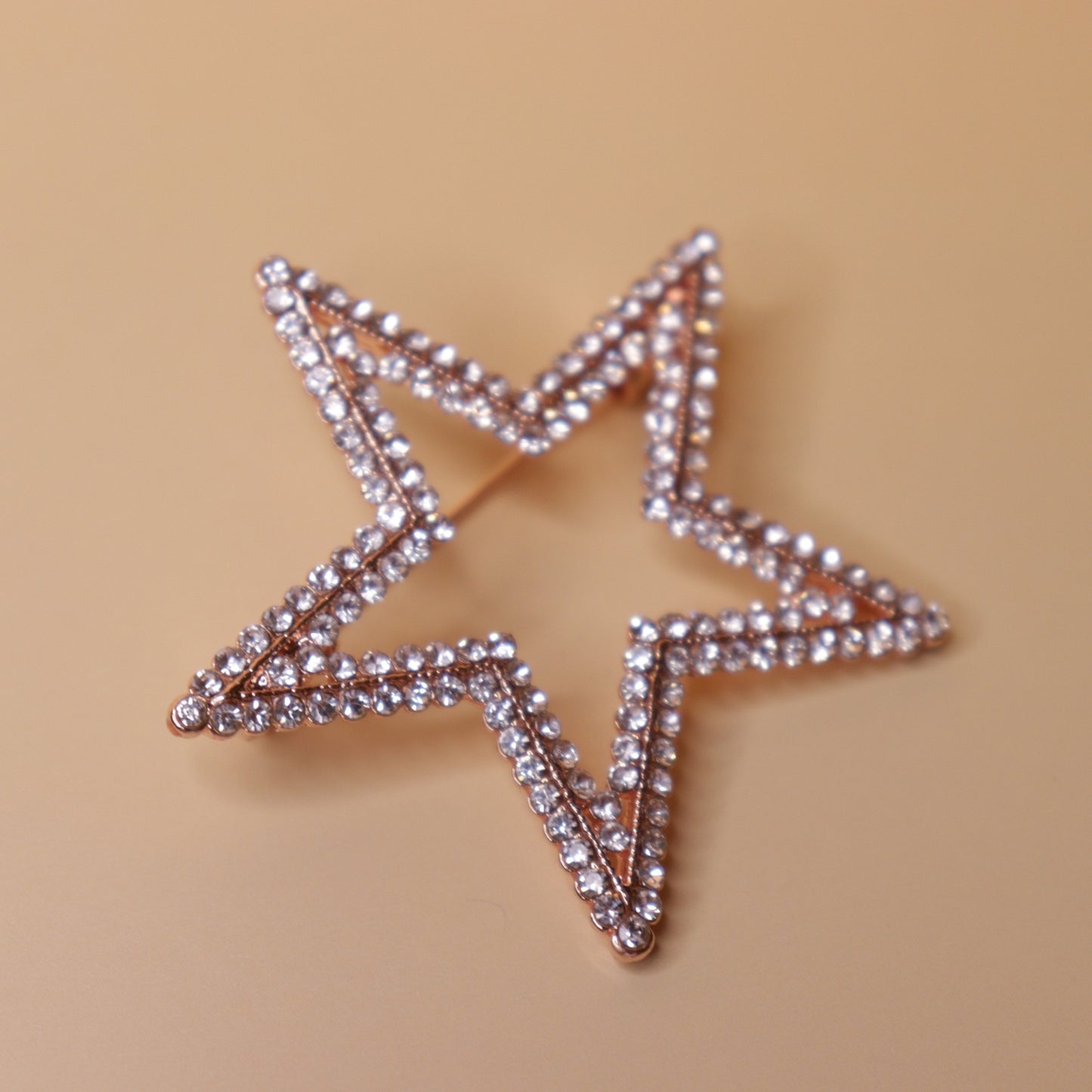 Crystal Star Brooch