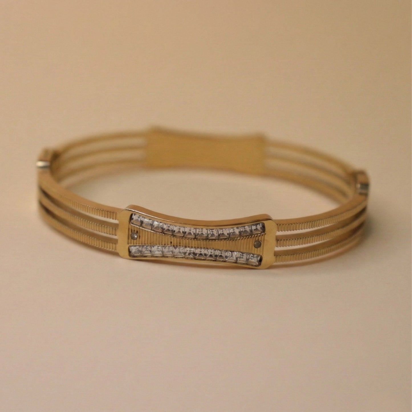 Golden Horizon Triple Bracelet