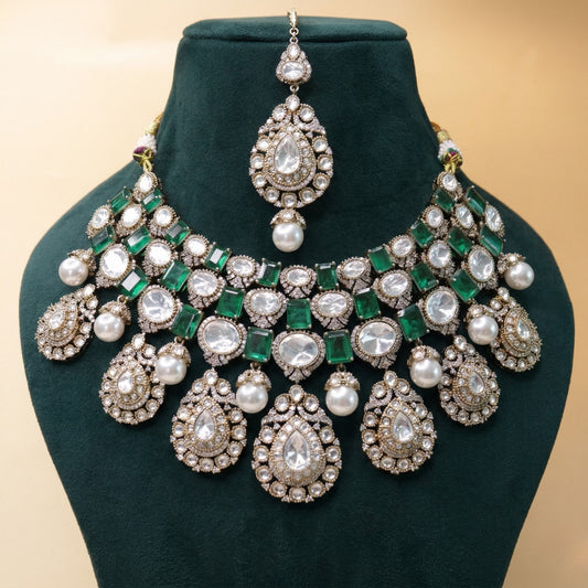 Nawabi Polki Set