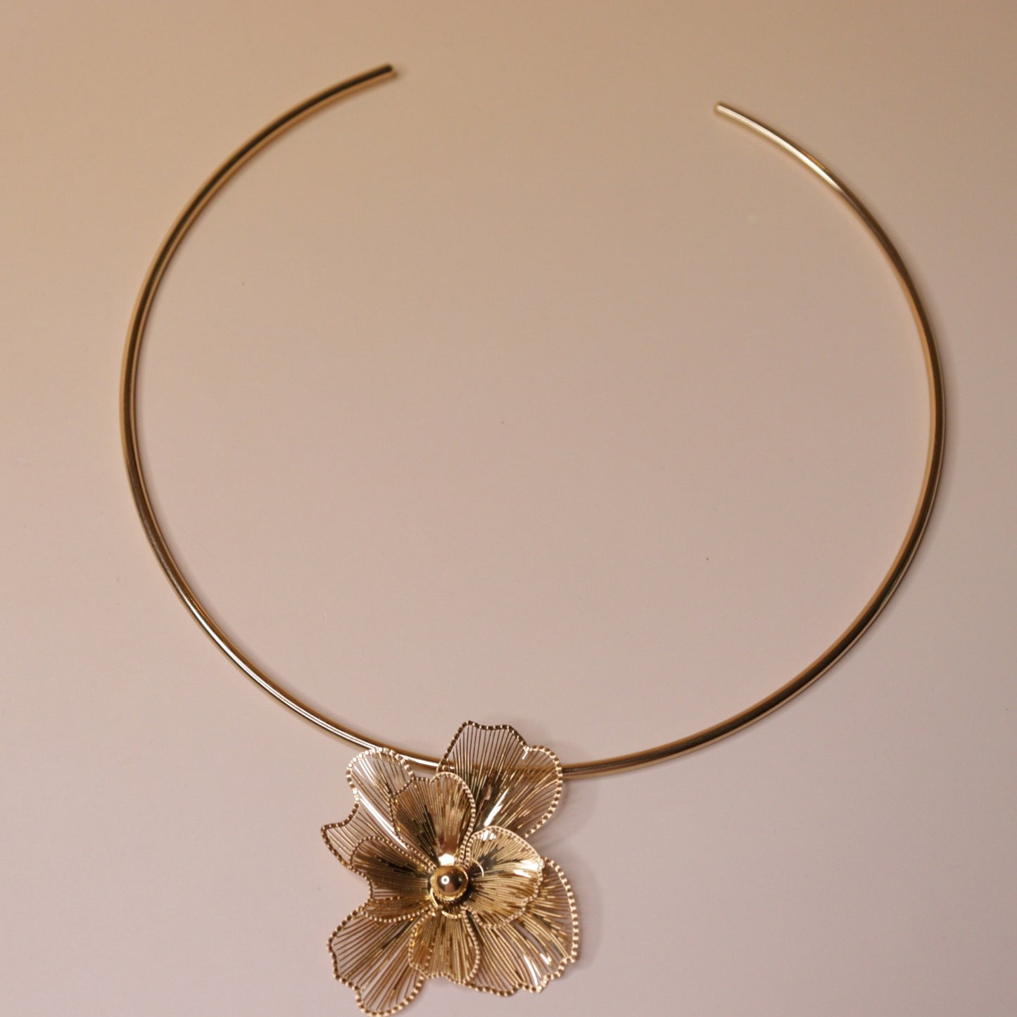 Golden Bloom Choker