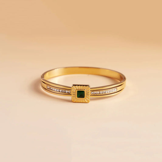 Emerald Deco Bracelet