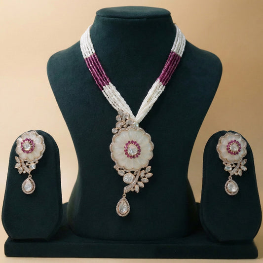 Pearlvine Bloom Statement Set