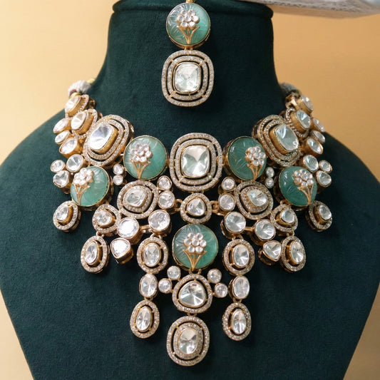 Imperial Mint Carved Polki Set