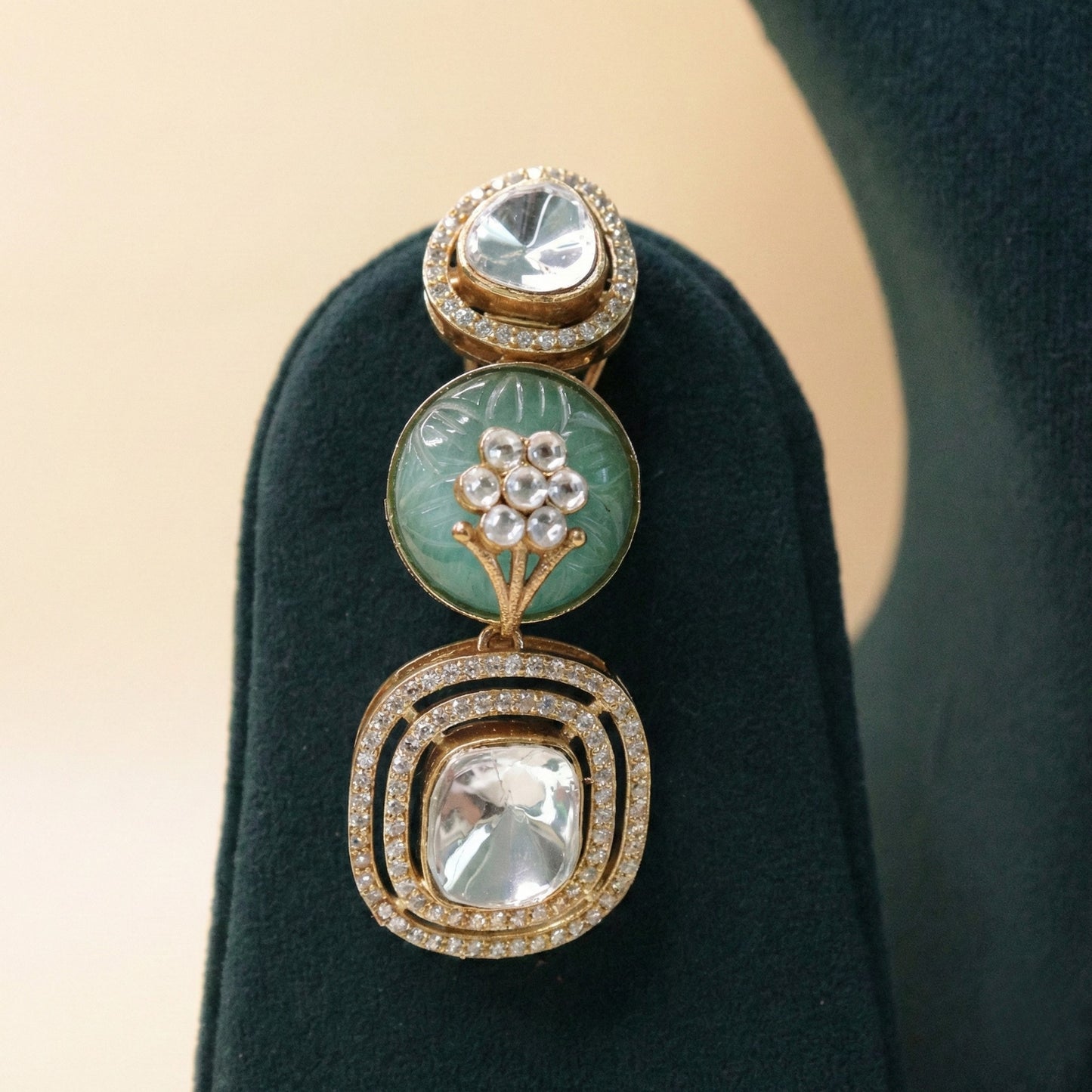 Imperial Mint Carved Polki Set