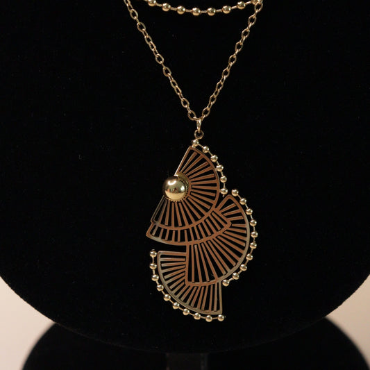 Tri-Fan Gold Drops Set