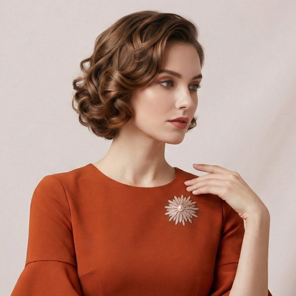 Starlet Pearl Brooch