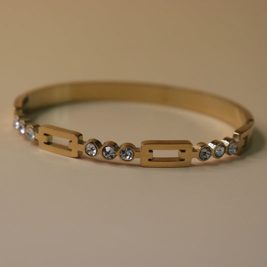 Orion Gold-Tone Crystal Bracelet