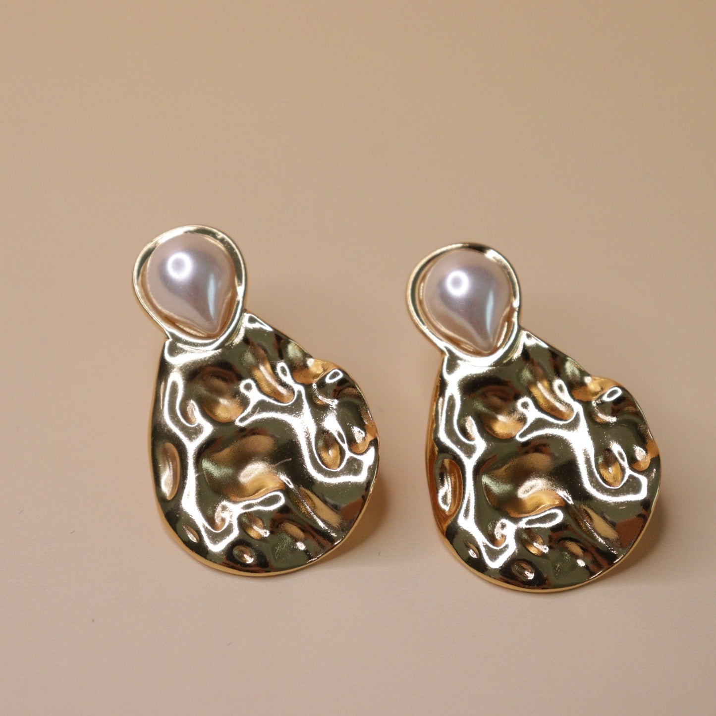 Gilded Magma Drops Earrings