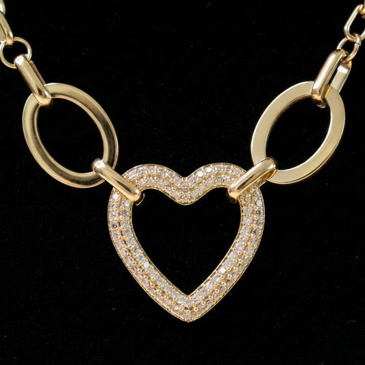 Sparkle Heart Neck Chain