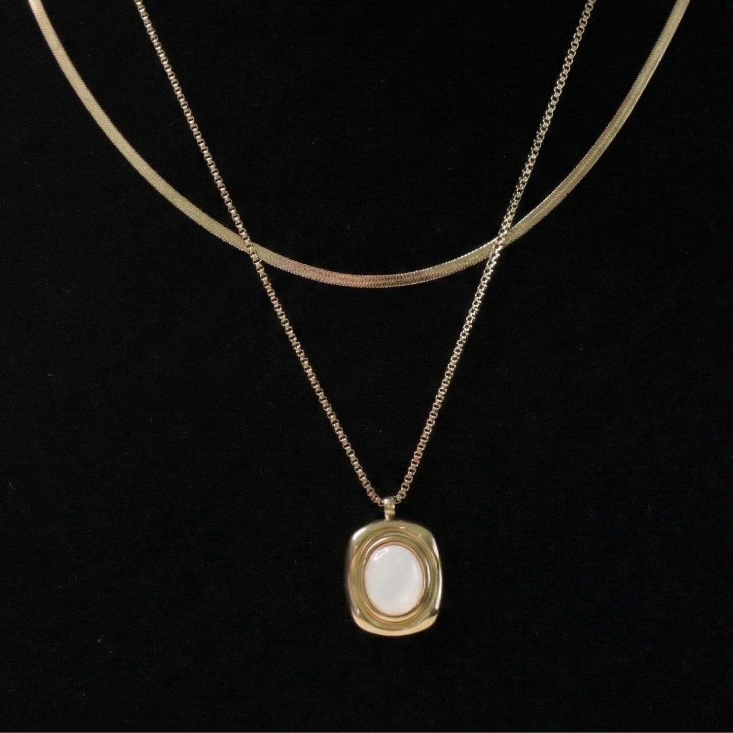 Golden Mirage Layered Neck Chain