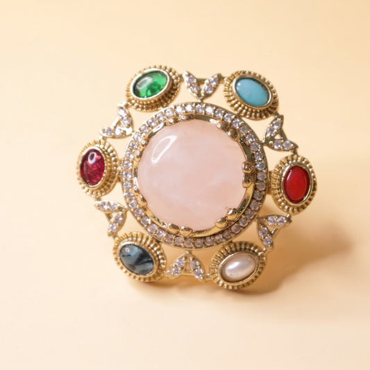Aurora Crown Gem Ring