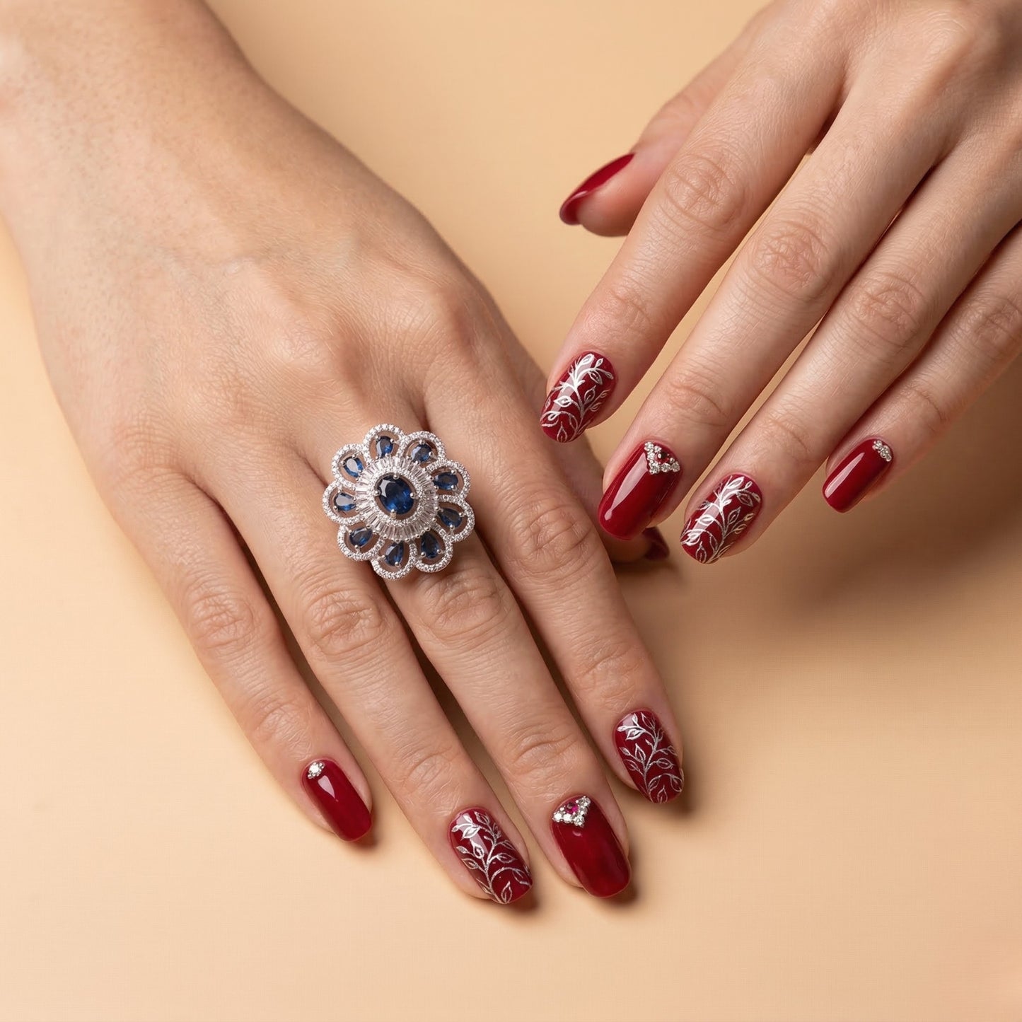 Floravelle Crystal Ring