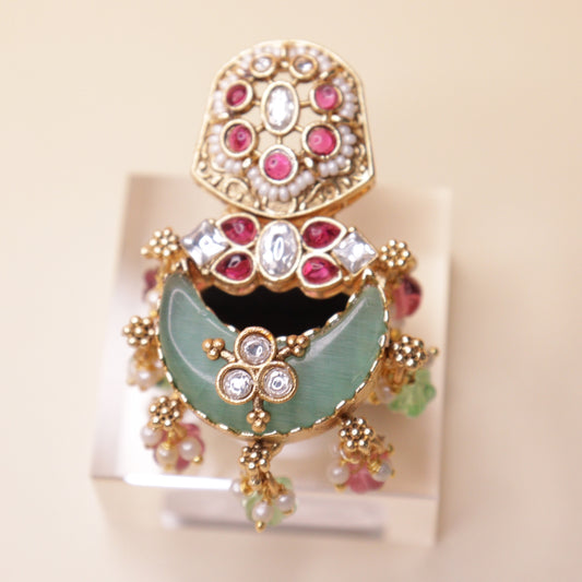 Nawabi Moonlit Ring