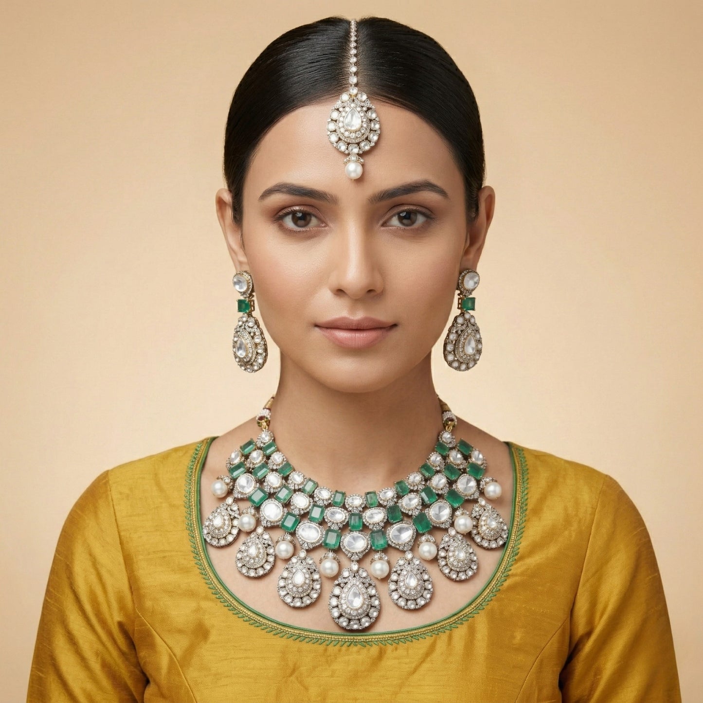 Nawabi Polki Set