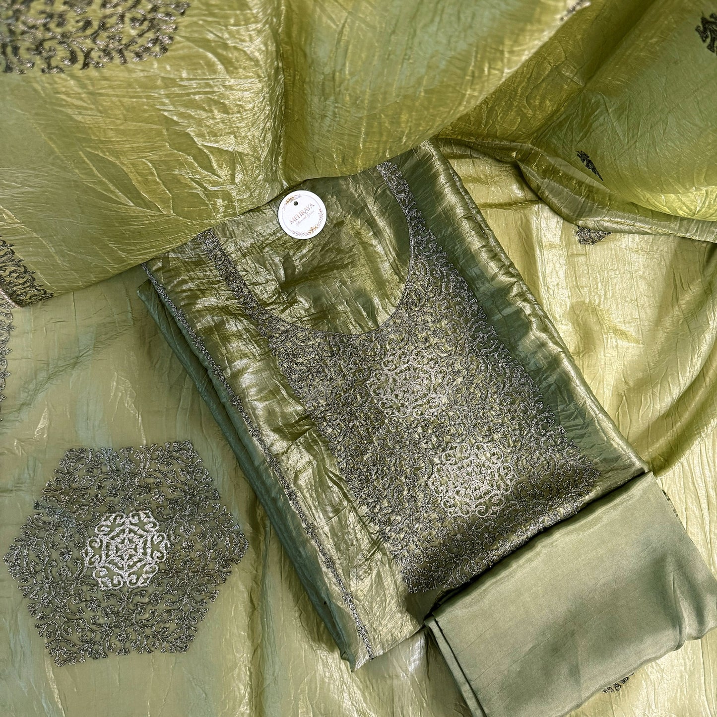 Mint Shehzaadi Suit