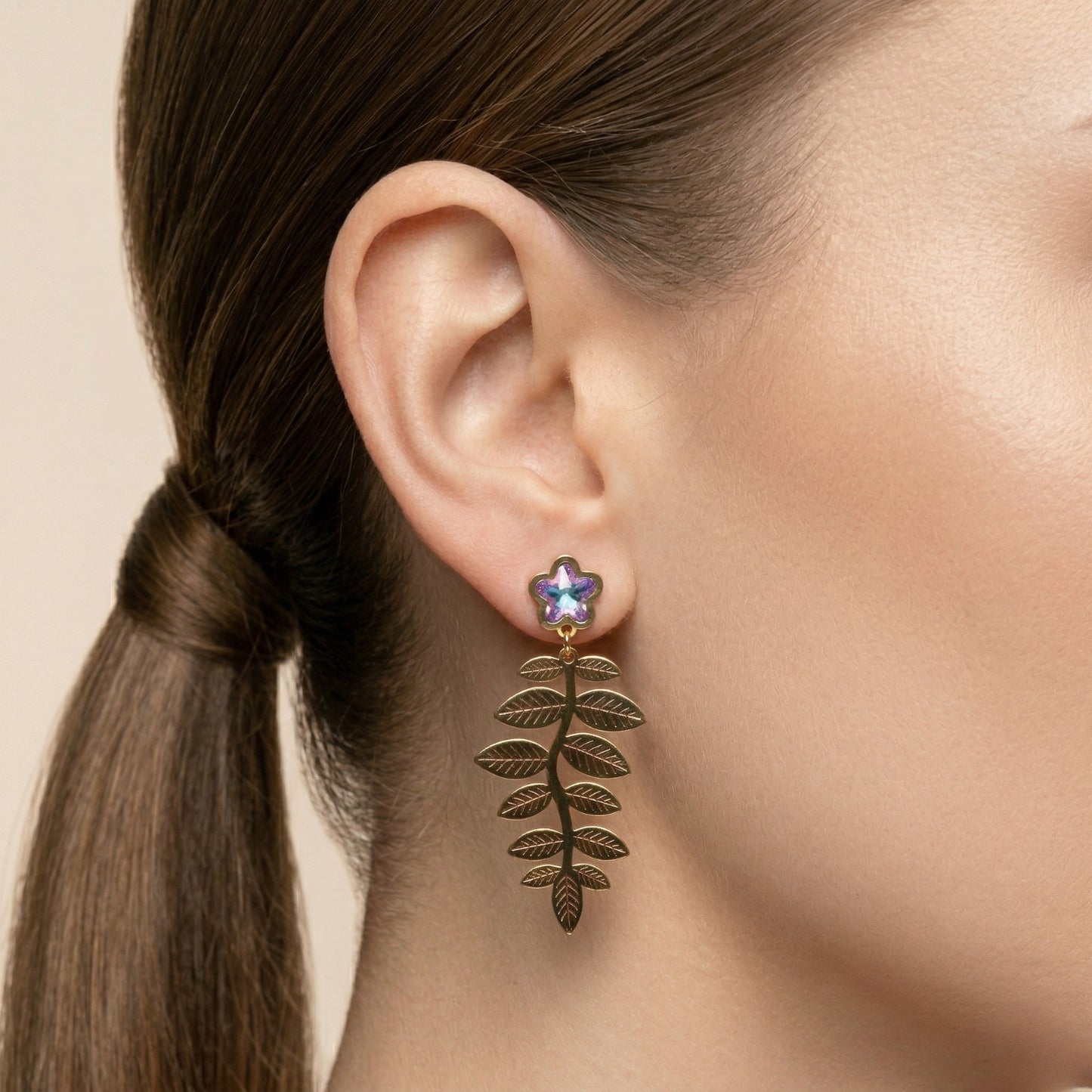 Fantasy Leaf Earrings