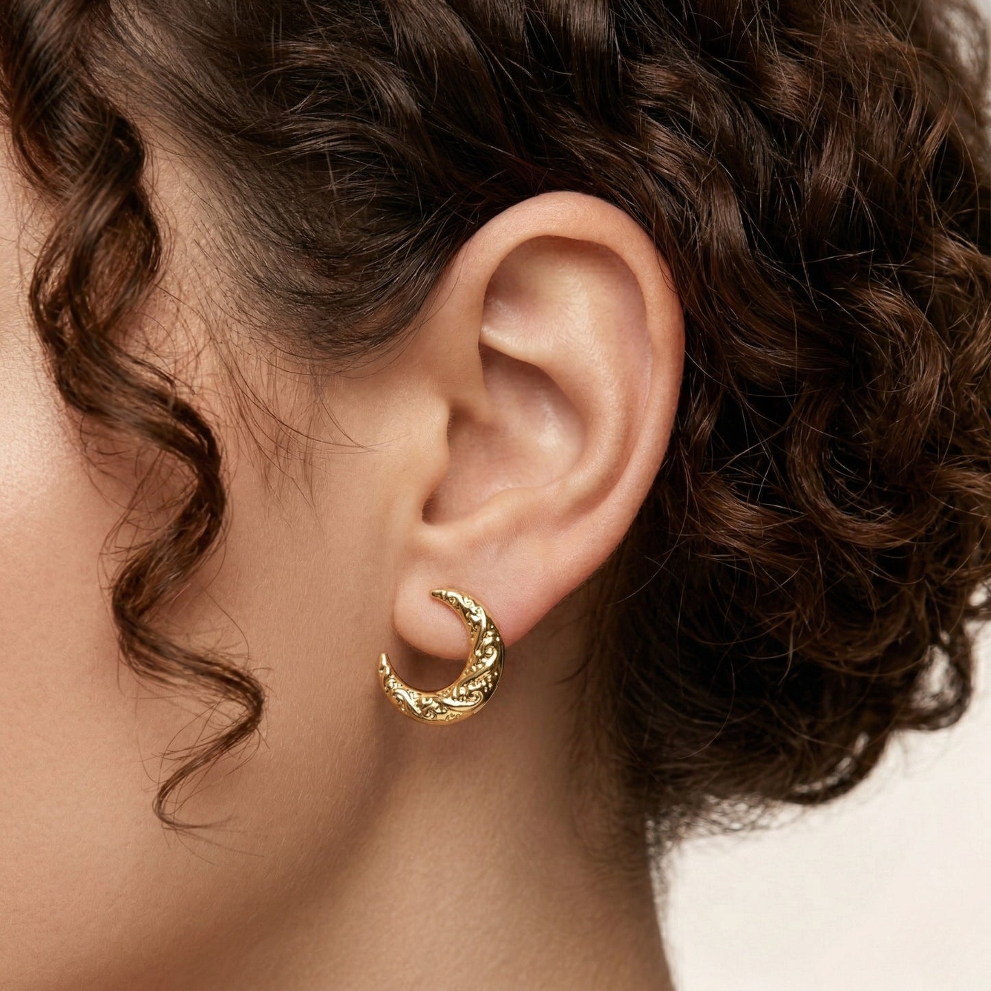 Citrus Half Moon Earrings