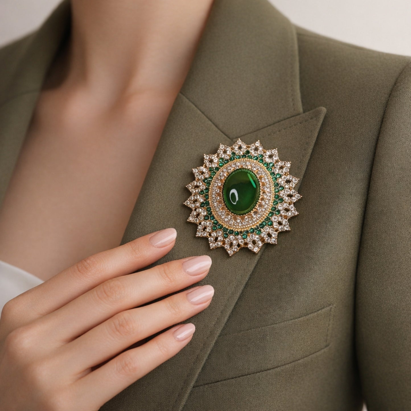Majestic Forest Star Brooch