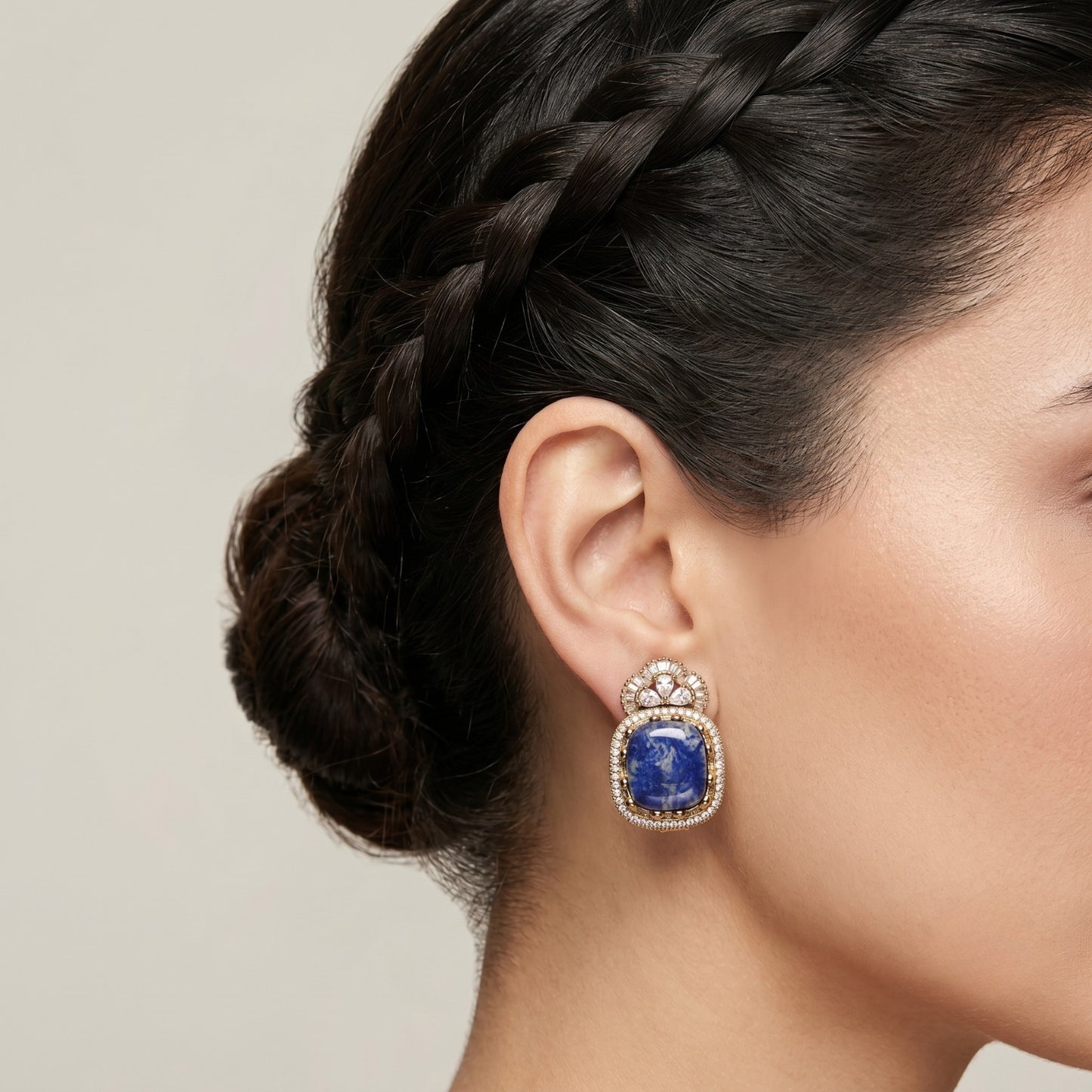 Shiny Crown Earrings