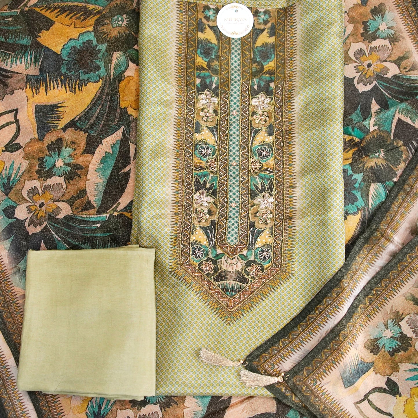 Pistachio Bloom Suit