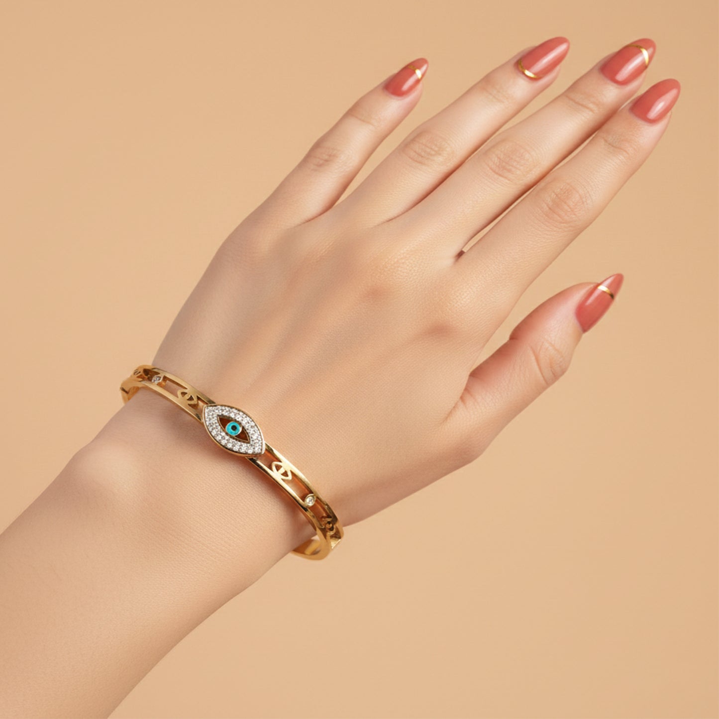 Crystal Evil Eye Bracelet