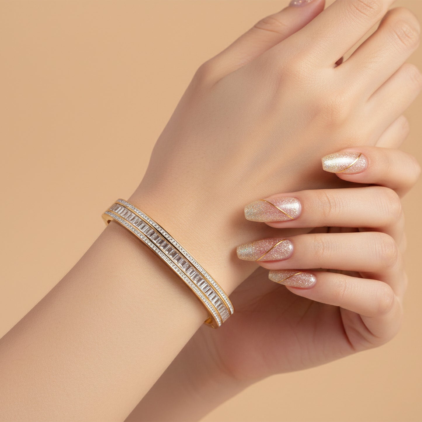 Stacked Crystal Bracelet