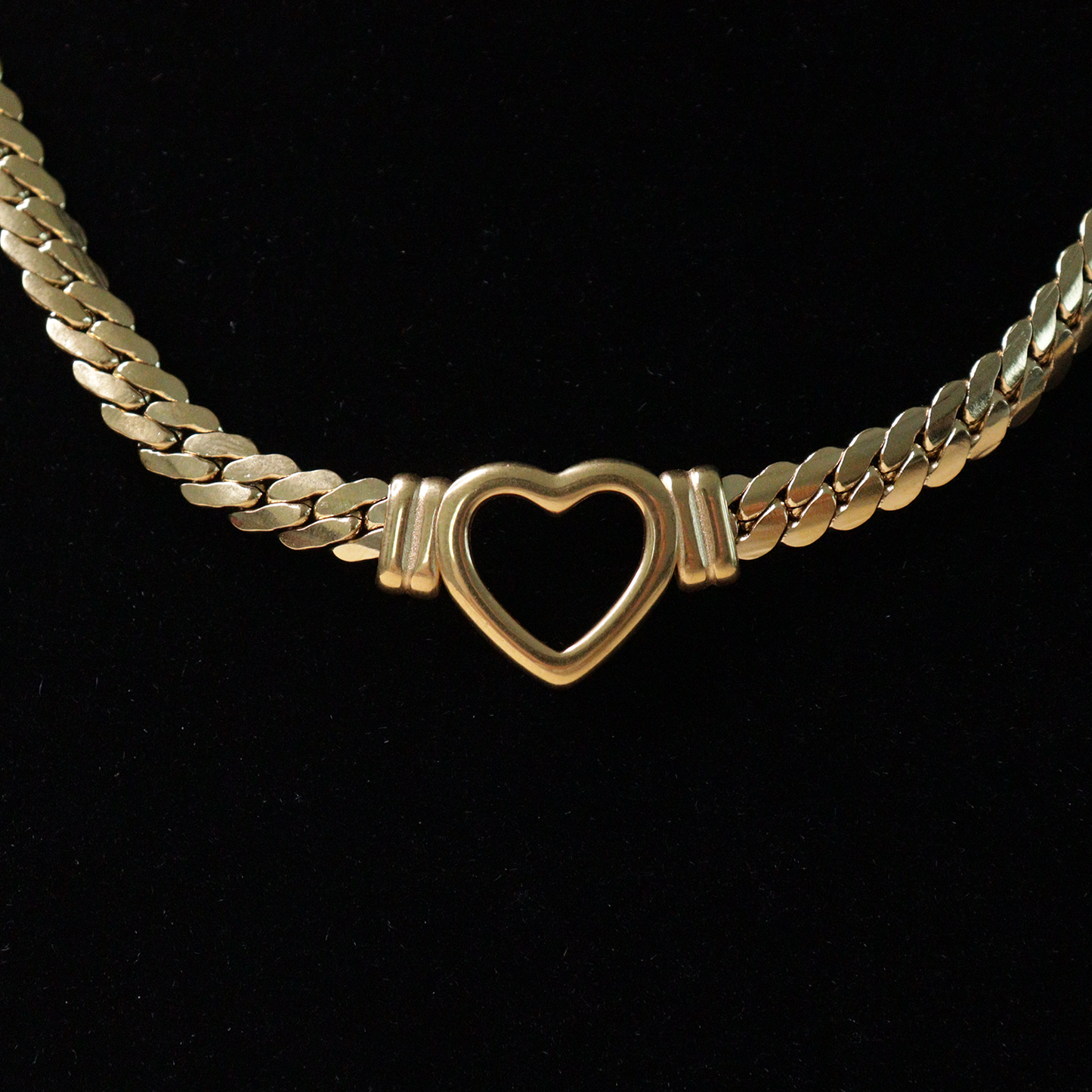 Heartline Cuban Neck Chain