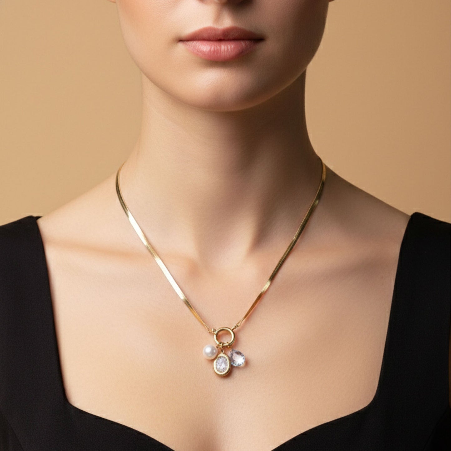 Classic Aura Pearl Neck Chain