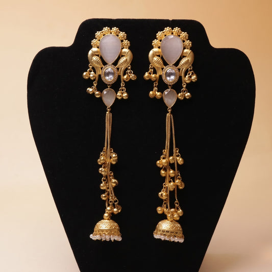 Peacock Pearl Style Earrings
