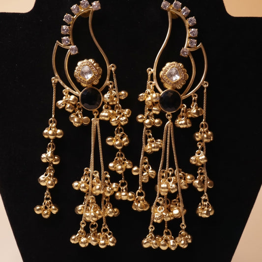 Zarina Tassel Chandelier Earrings