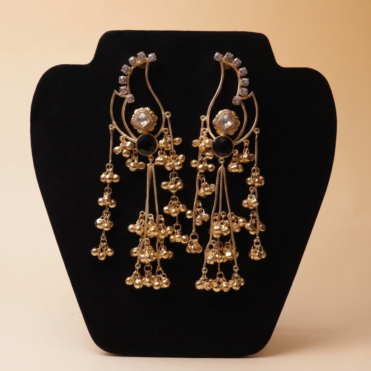 Zarina Tassel Chandelier Earrings