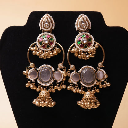 Mehfil-e-Rang Earrings