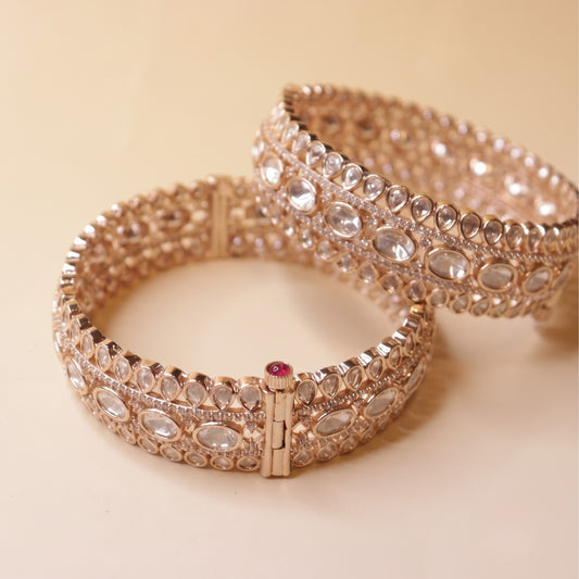 Polki Heritage Bangles