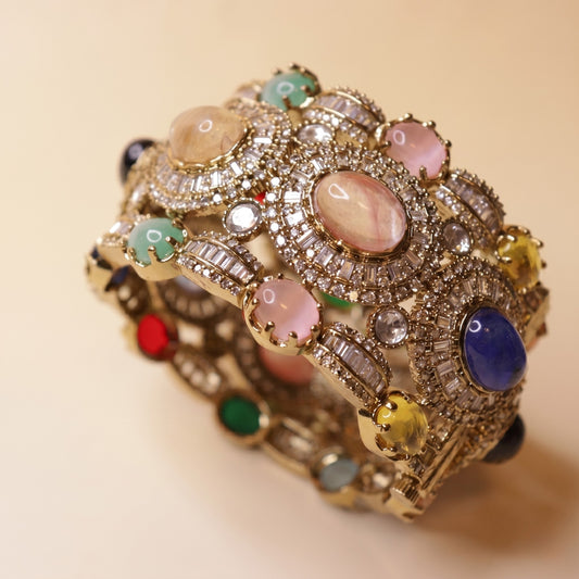 Multistone Statement Cuff