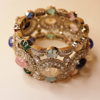 Multistone Statement Cuff