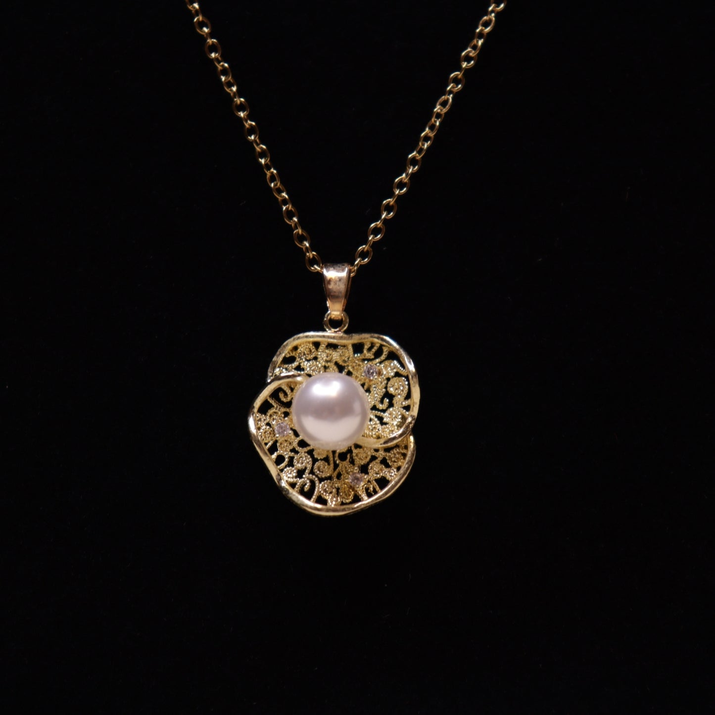 Vintage Gold Pearl Set