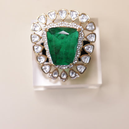 Royal Gem Halo Rings