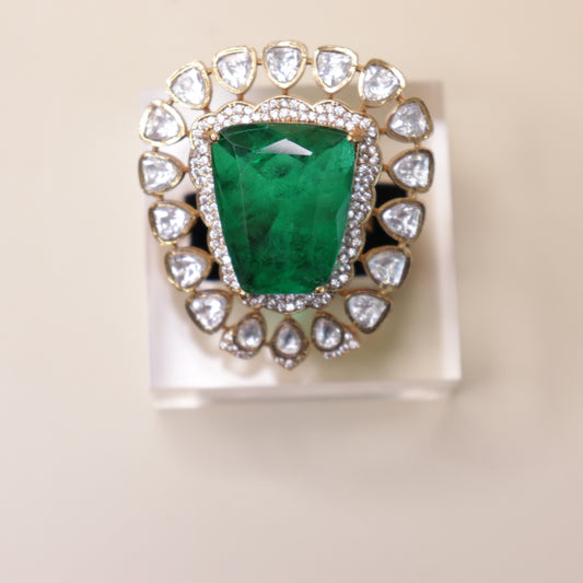 Royal Gem Halo Rings